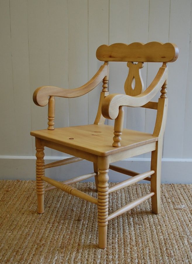 Cottage Chair with Arms by English Farmhouse Furniture
