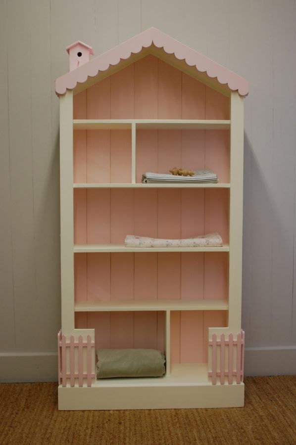 Cottage Dollhouse Tall Bookcase by English Farmhouse Furniture