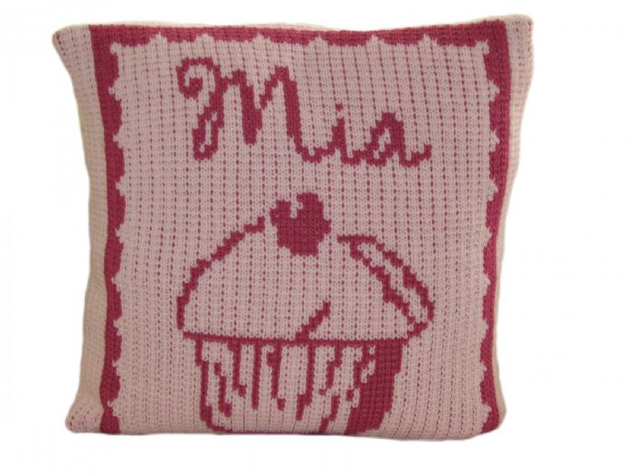 Cupcake Pillow by Butterscotch Blankees