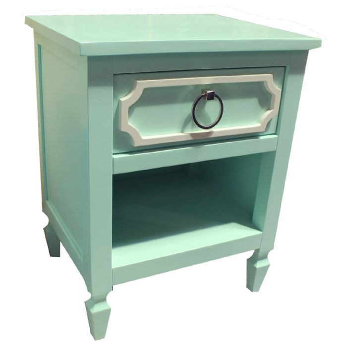 Beverly Nightstand in Mint by Newport Cottages