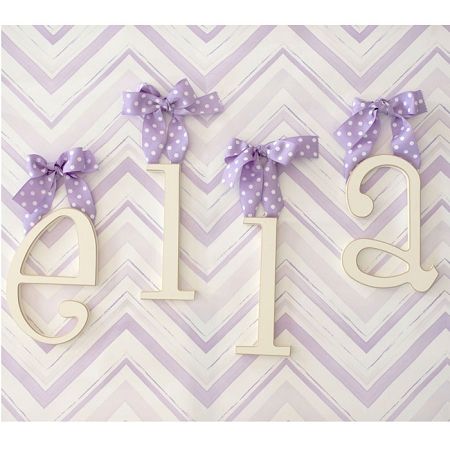 Hanging Wooden Letters by New Arrivals