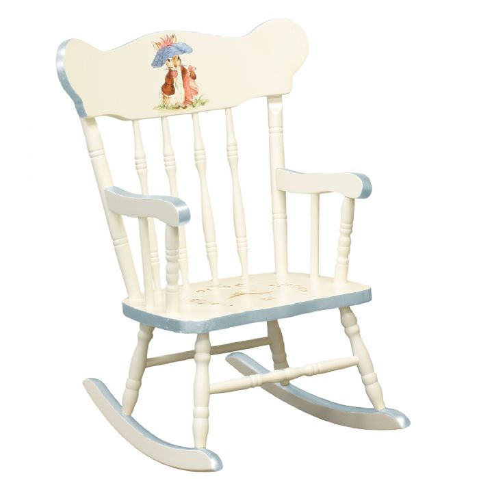 Children's Rocking Chair in Classic Enchanted Forest by AFK Art For Kids