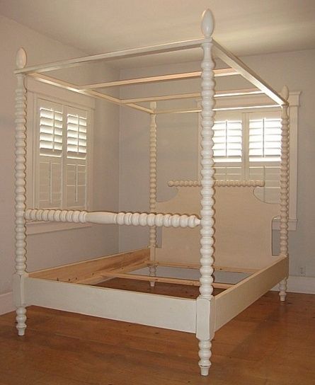 English Farmhouse Spindle Canopy Bed by English Farmhouse Furniture