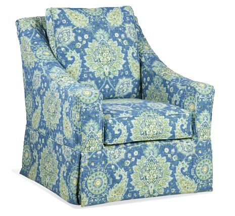 Bailey Swivel Glider by Cottage Slipcovered