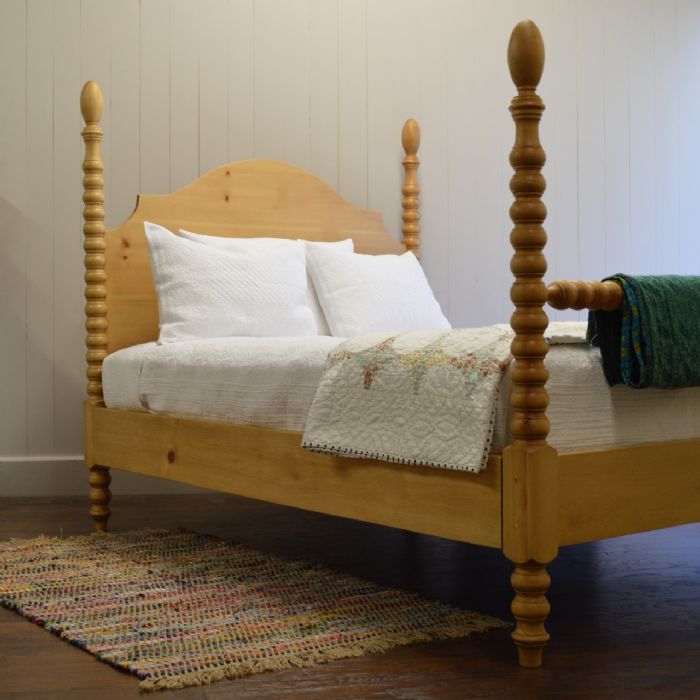 French Farm Spindle Bed by English Farmhouse Furniture