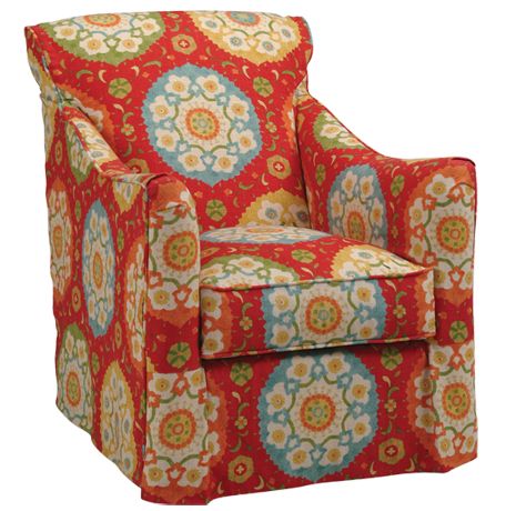 Alice Swivel Glider by Cottage Slipcovered