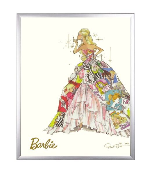 Limited Edition Fashion Model Barbie- Generation of Dreams in Silver by AFK Art For Kids