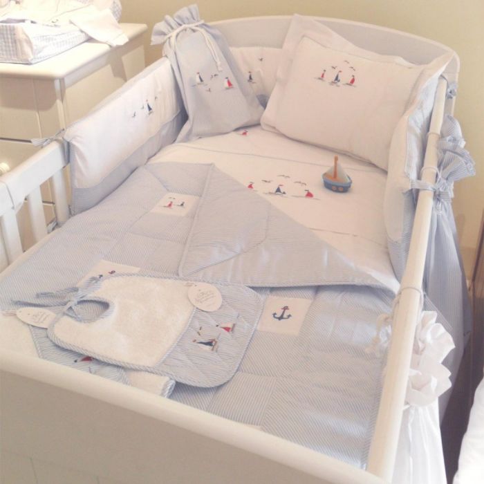 Sailing Away Baby Crib Bedding by Gordonsbury