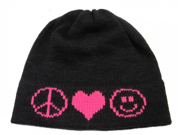 Peace & Love Combo Hat by Butterscotch Blankees