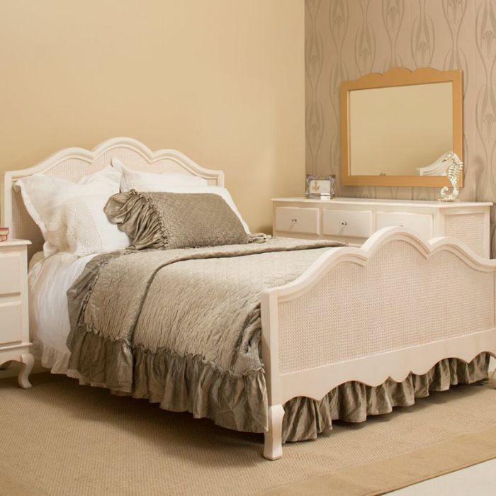 Hilary Bed with Caning by Newport Cottages