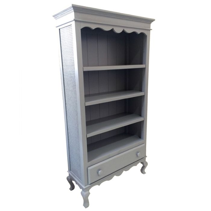 Hilary Bookcase in French Grey by Newport Cottages