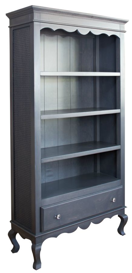 Hilary Bookcase in Graphite Stain by Newport Cottages