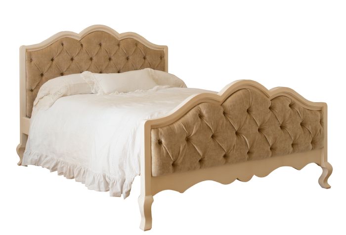 Hilary Tufted Upholstered Panels Bed by Newport Cottages