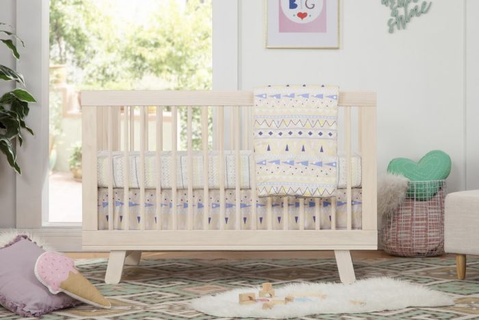 Hudson 3-IN-1 Convertible Crib in Washed Natural by Babyletto