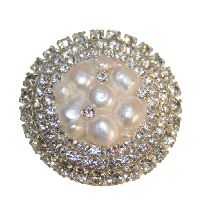 Glamour Drawer Knob in Ivory by Beautifully Chic