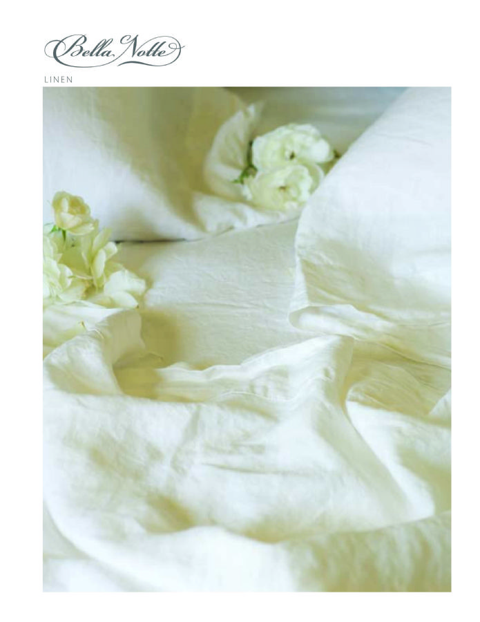 Bella Notte Fabric Collection - Frida Linen Cotton Lace by Bella Notte Linens