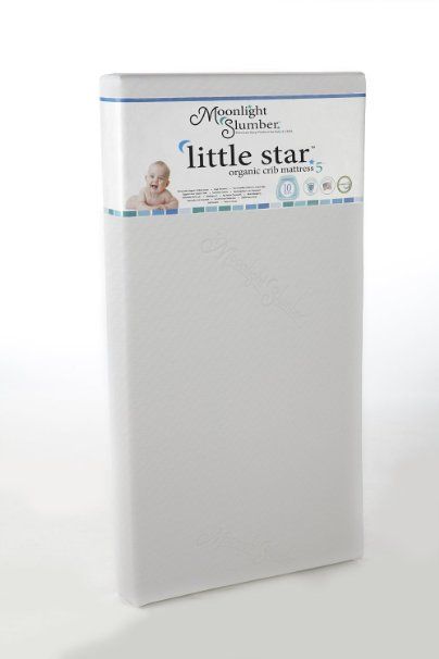 Little Star Crib Mattress- 2 Stage Foam Organic by Moonlight Slumber