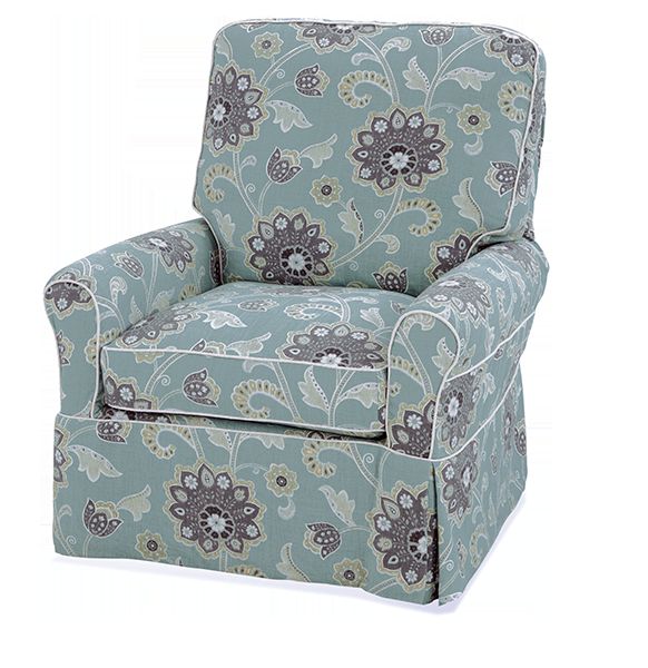 Aliza XL Swivel Glider by Cottage Slipcovered