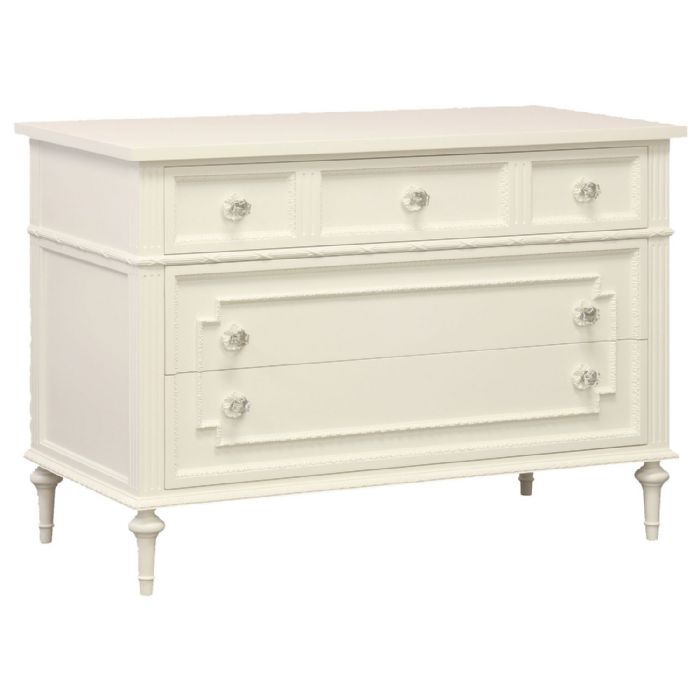 Marcheline Chest in Antico White Floret Knobs by AFK Art For Kids