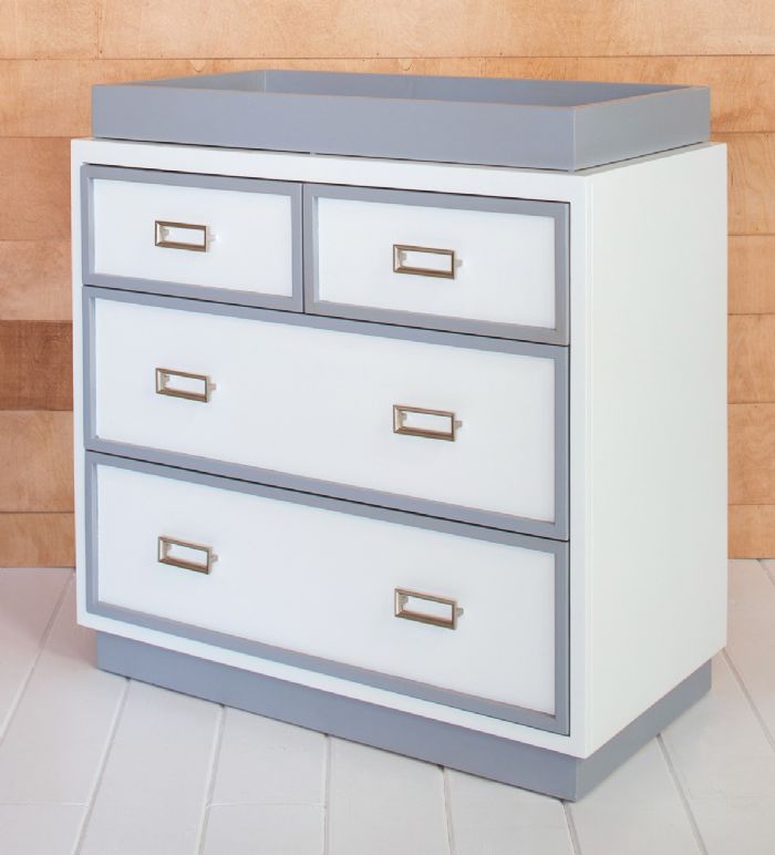Max Dresser in French Grey and White by Newport Cottages