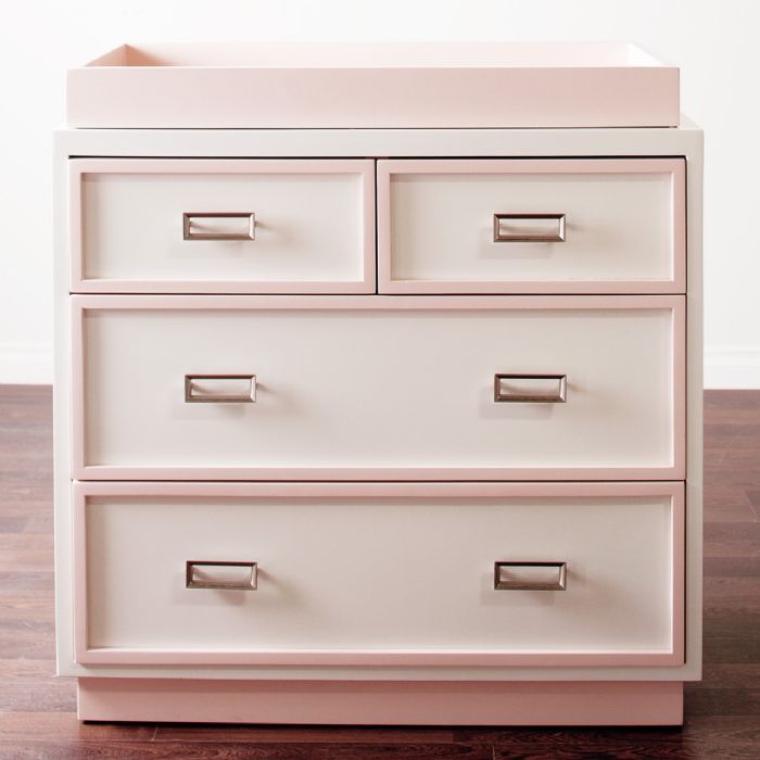 Max Dresser in Light Pink and White by Newport Cottages