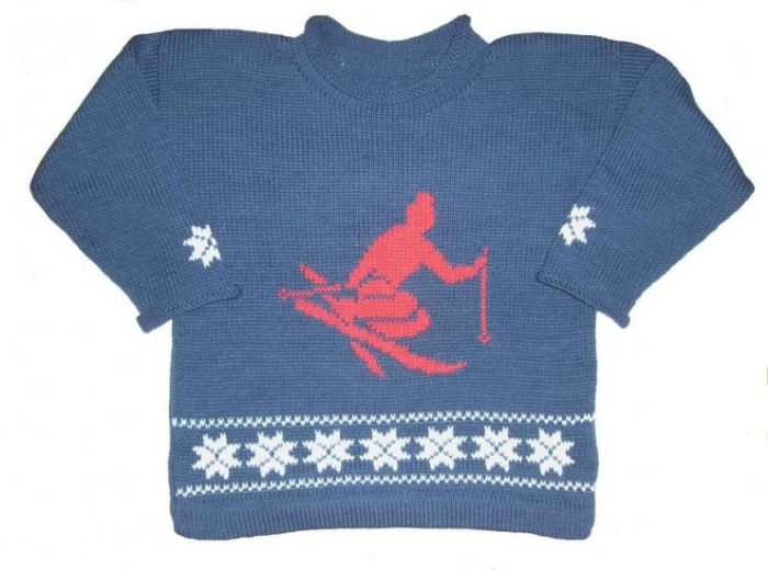 Personalized Skiier Sweater by Monogram Knits