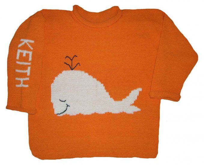 Personalized Winkie The Whale Sweater by Monogram Knits