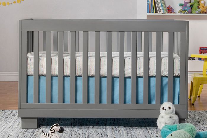Modo 3-IN-1 Convertible Crib in Grey by Babyletto