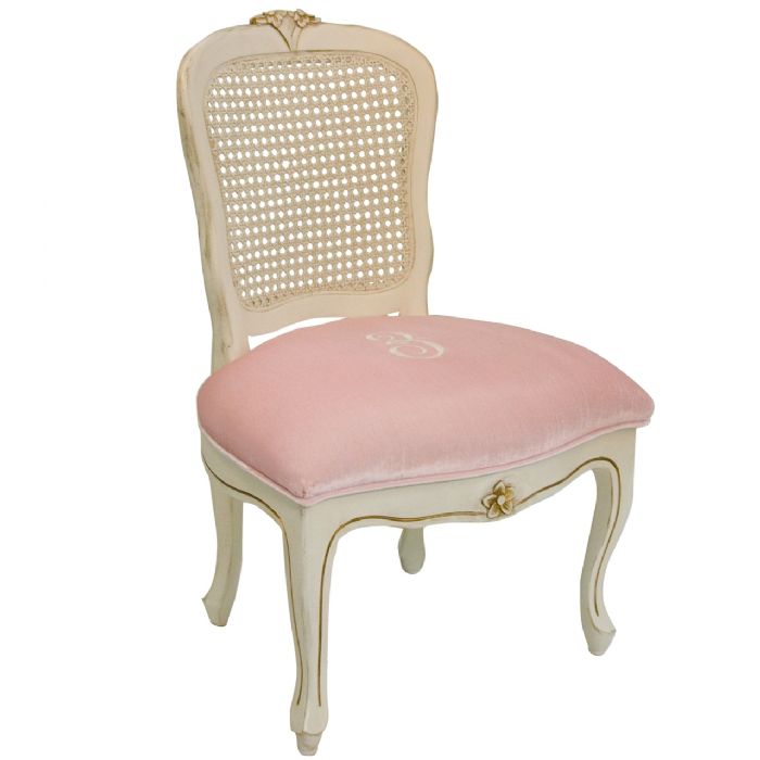 Petite French Chair with Monogram by AFK Art For Kids