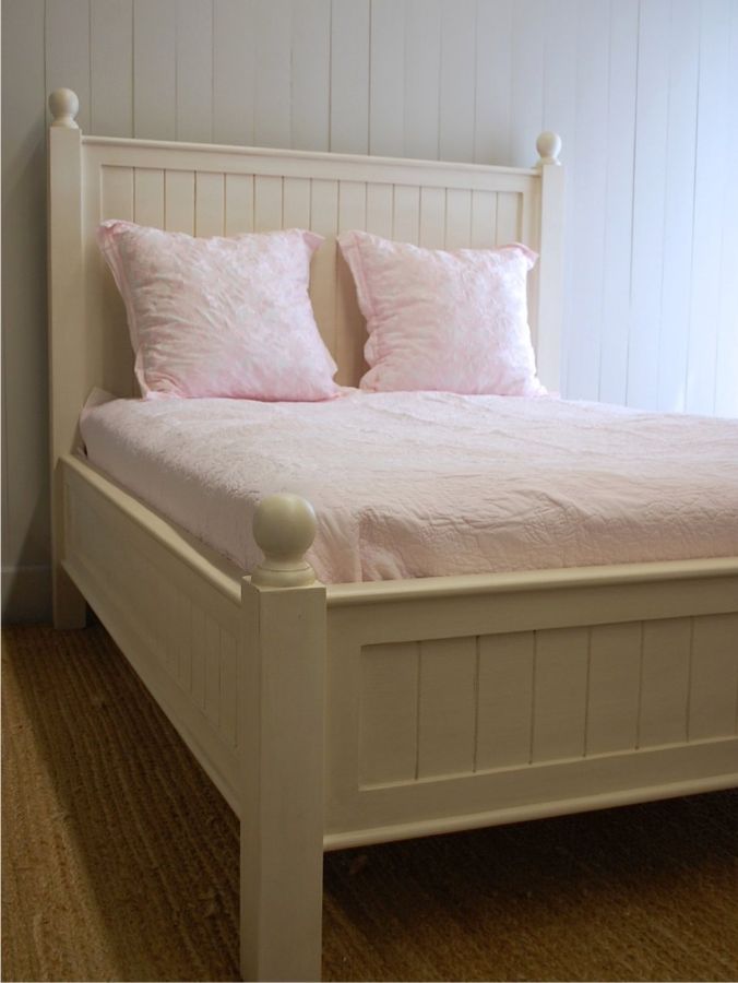 New England Beadboard Bed by English Farmhouse Furniture