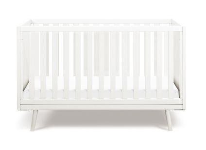 Nifty Timber 3-in-1 Crib in Warm White by ubabub