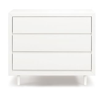 Nifty 3 Drawer Dresser / Changing Table in Warm White by ubabub
