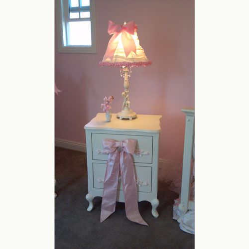 Petite Paris French Rose Night Stand by Villa Bella