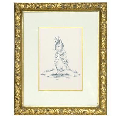 Petit Moi Bunny Print by AFK Art For Kids
