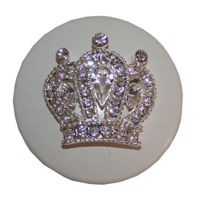 Crown Rhinestone Drawer Knob by Beautifully Chic