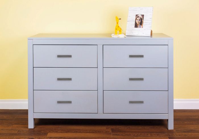 Ricki 6 Drawer Dresser in French Grey by Newport Cottages