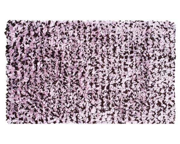 Shaggy Raggy Rug in Pink & Brown by Rug Market