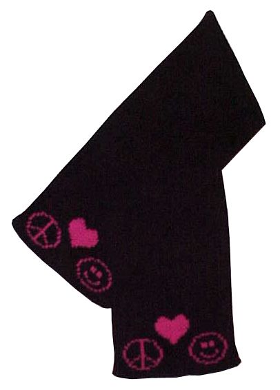 Peace & Love Combo Scarf by Butterscotch Blankees