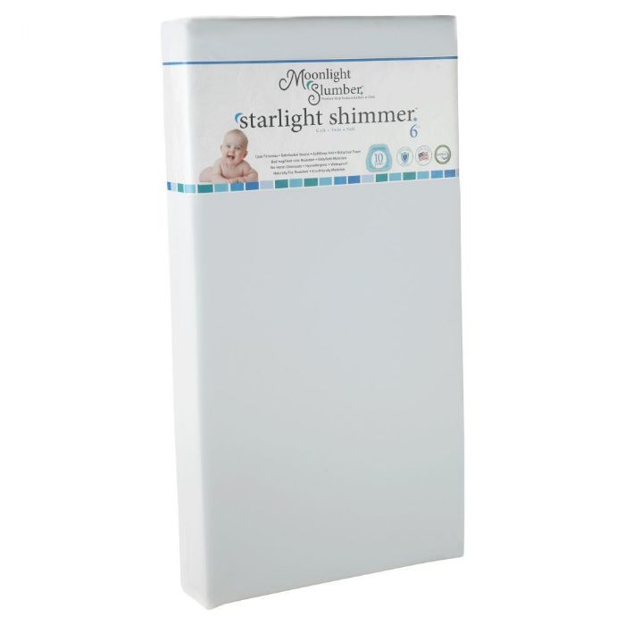 Starlight Shimmer Crib Mattress- 2 Stage Foam by Moonlight Slumber