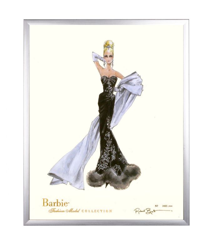 Limited Edition Fashion Model Barbie- Stolen Magic in Silver by AFK Art For Kids