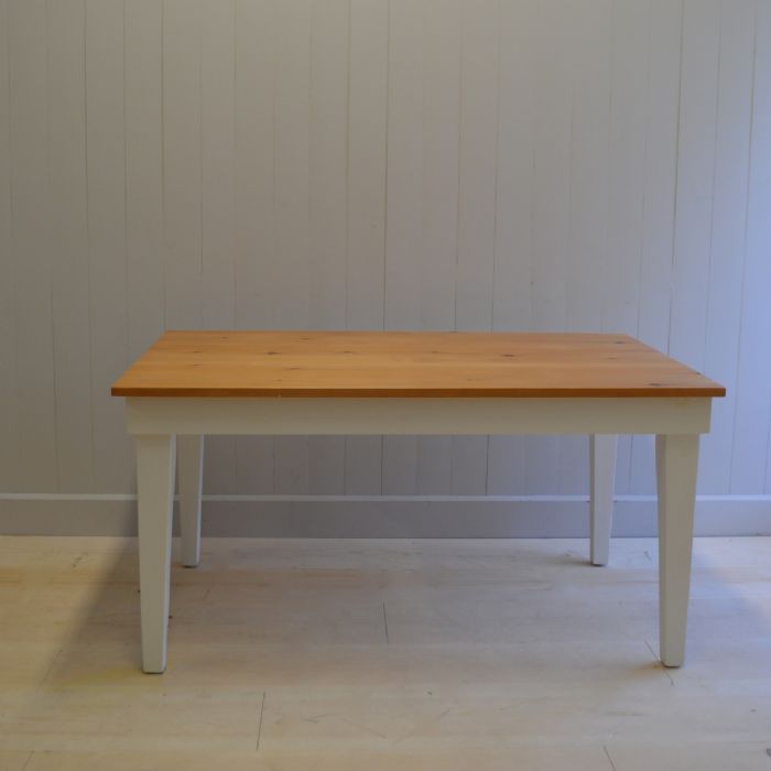 Tapered Leg Farm Table by English Farmhouse Furniture