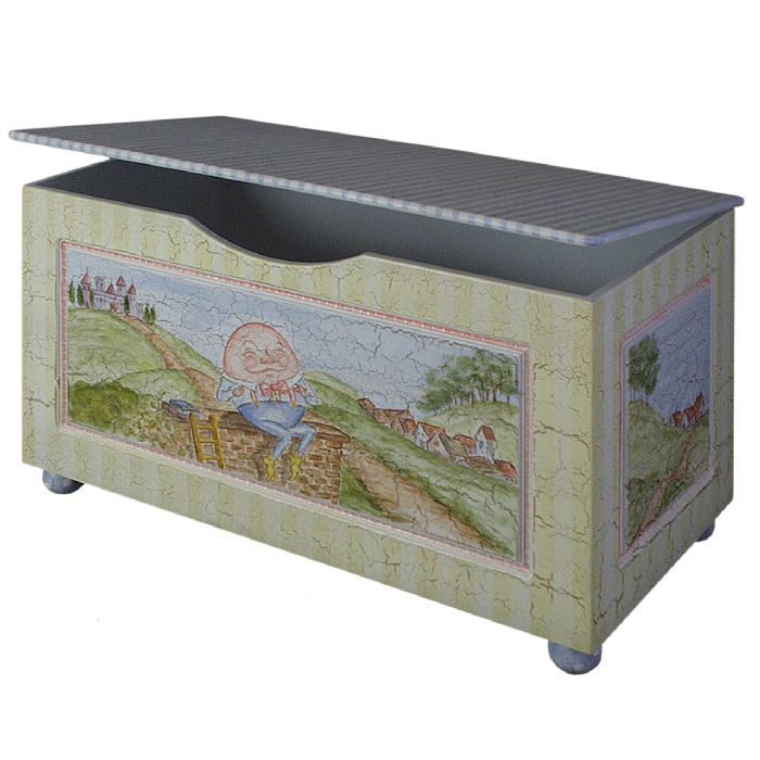 Toy Chest with Bun Foot in Nursery Rhymes by AFK Art For Kids