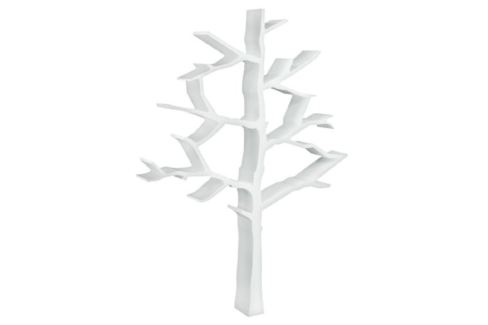 Tree Bookcase in White by Nursery Works
