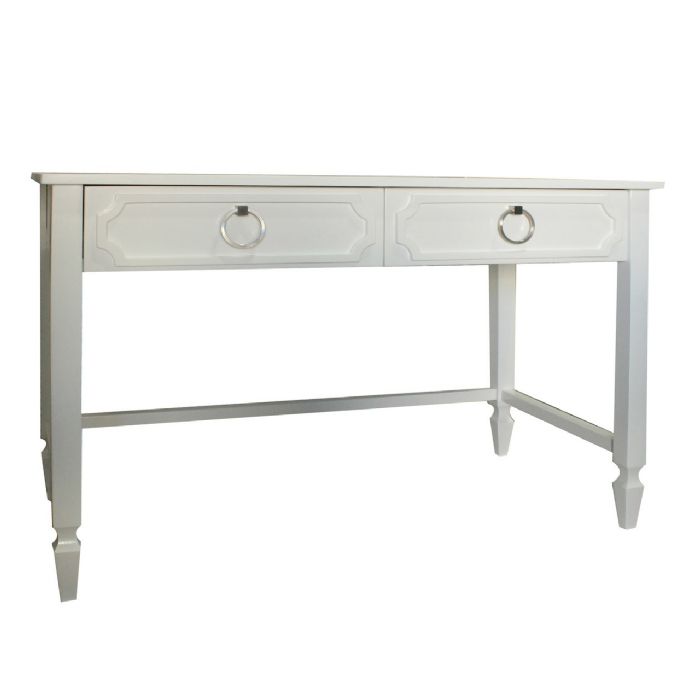 Beverly Writing Desk in White by Newport Cottages