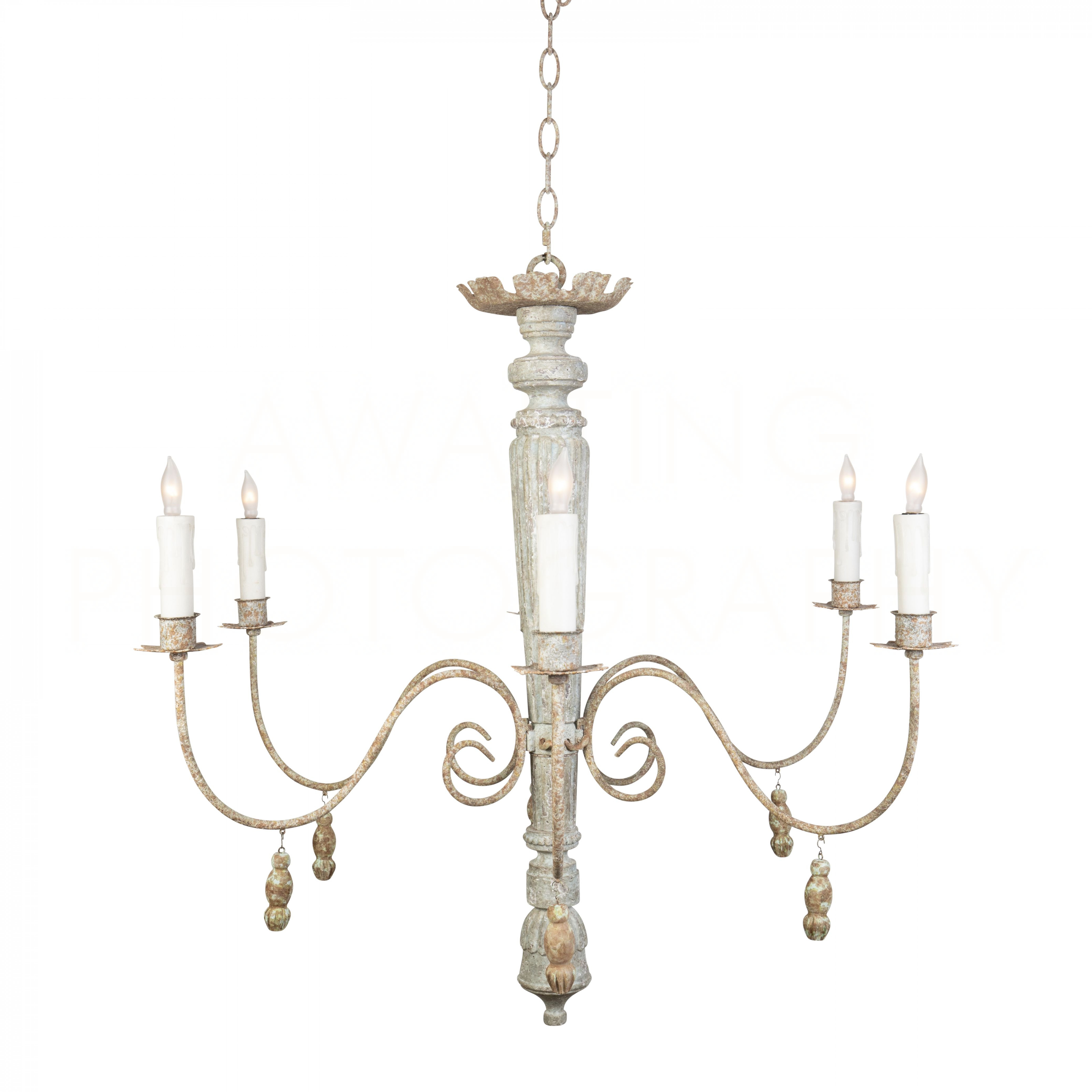 Lucca Blue Chandelier by Aidan Gray