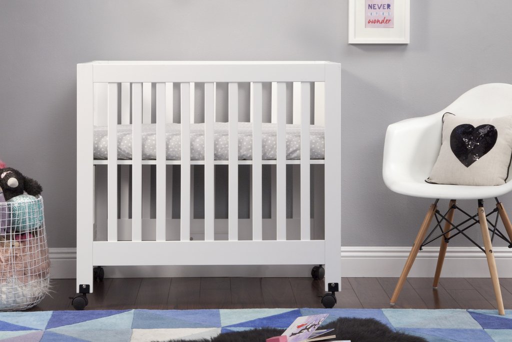 babyletto mini crib white