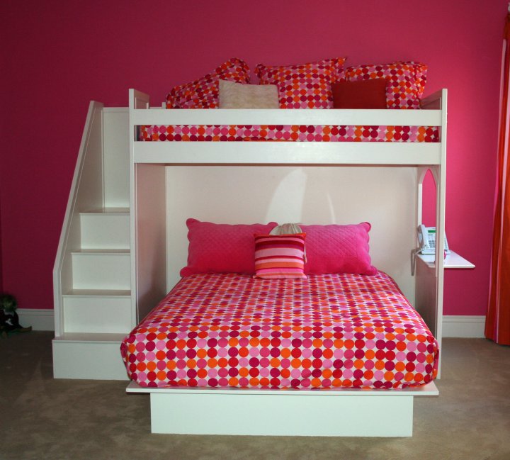 twin over queen loft bed