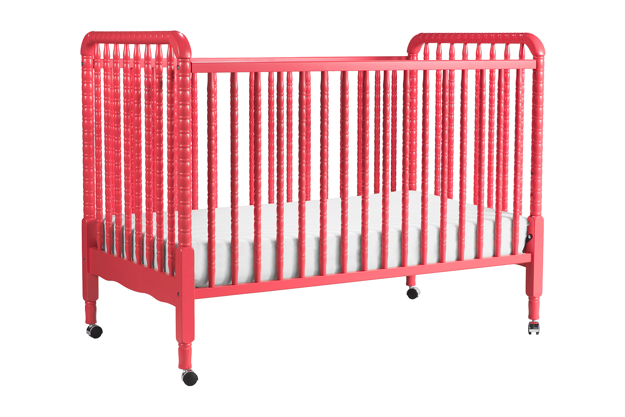 Jenny Lind Convertible Crib In Coral By Davinci Baby