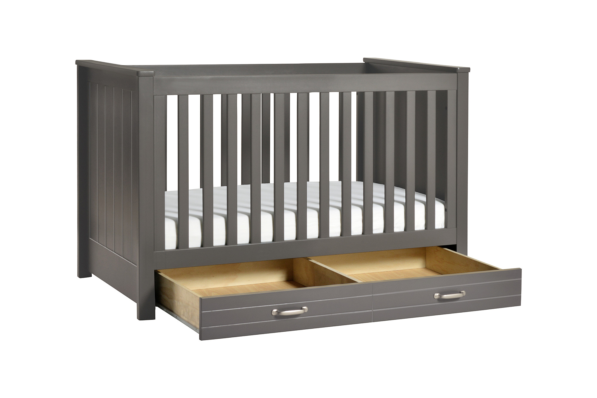 Asher 3 In 1 Convertible Crib In Slate By Davinci Baby