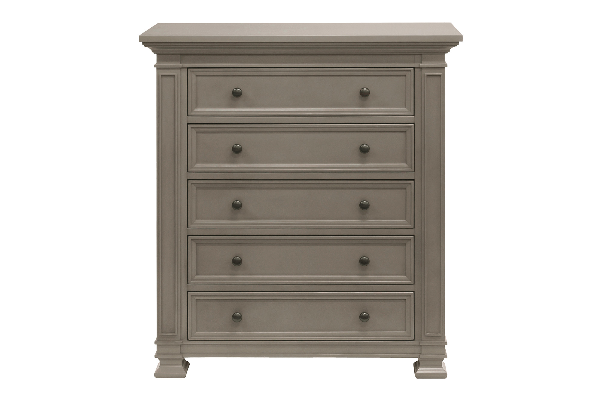 Classic Tall Dresser in Washed Grey by Franklin & Ben